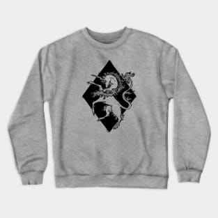 unicorn heraldry Crewneck Sweatshirt